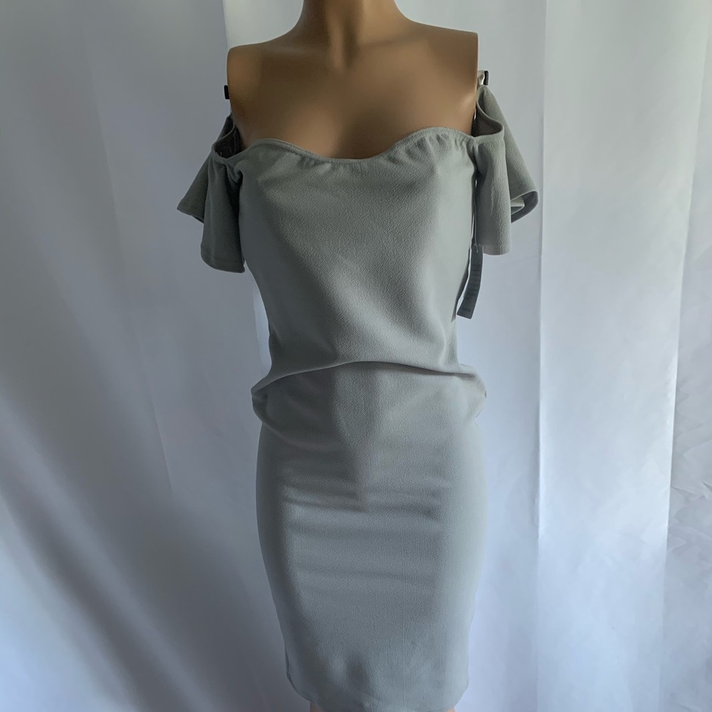 Missguided Bardot Bodycon Midi dress Women’s Sz 8